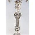 sfesnic-girandola Louis XV. bronz argintat. cca 1870. Franta